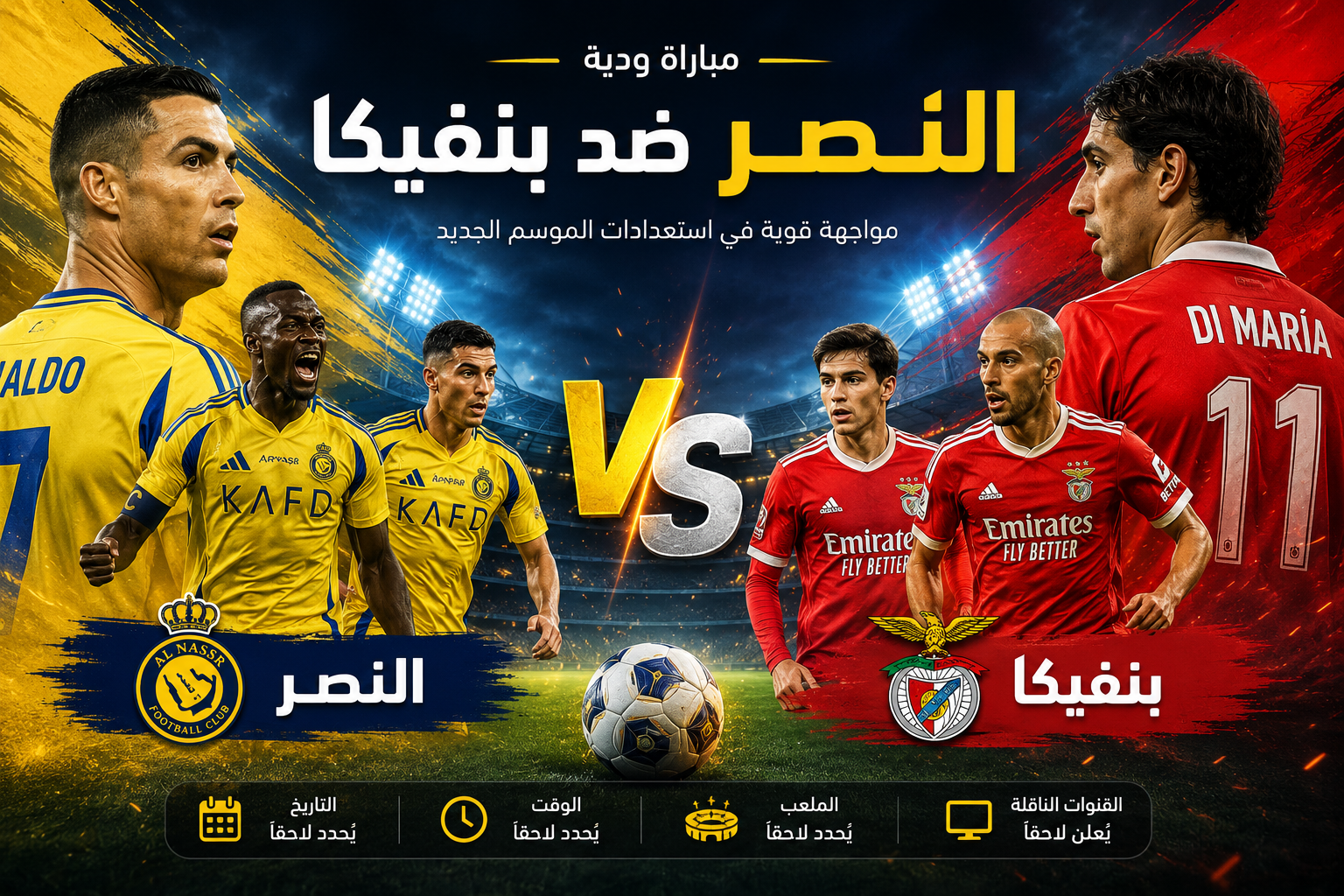 مباراة النصر وبنفيكا