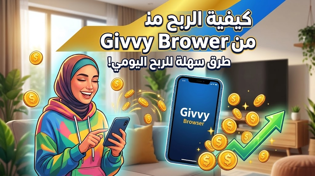 كيفية الربح من Givvy Browser وهل التطبيق صادق؟