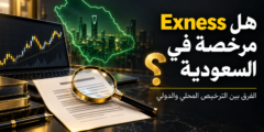 هل شركة Exness مرخصة في السعودية؟